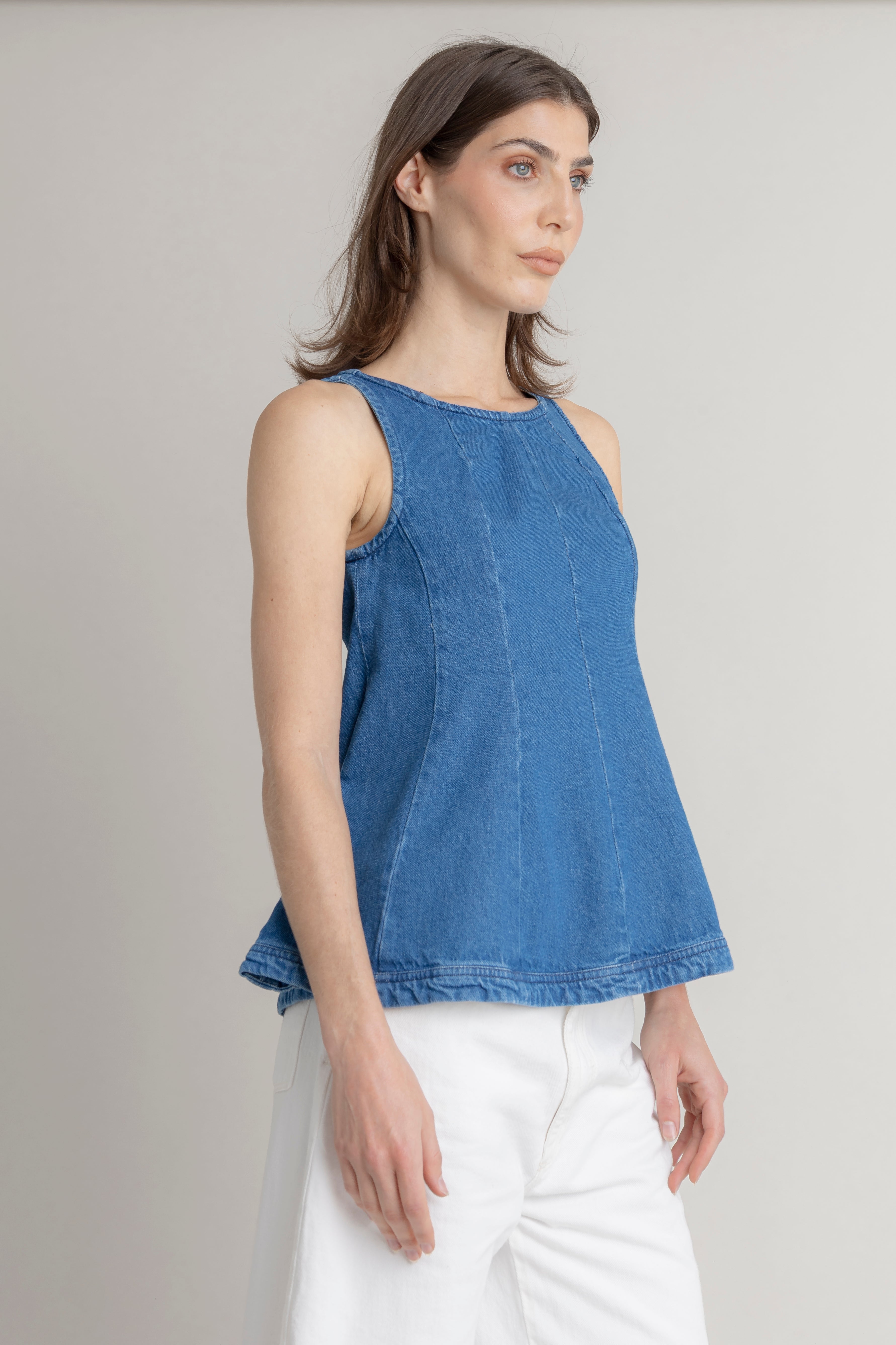 Camisa Con Puntas Irregulares