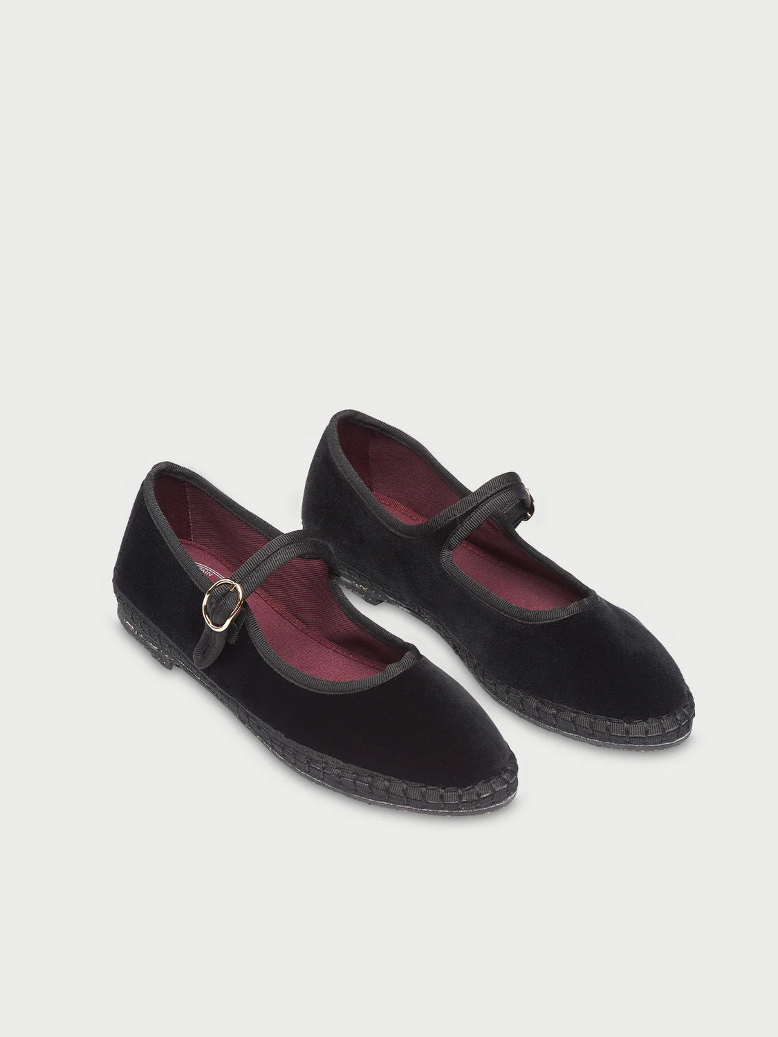 Baleta Mary Jane Velvet Antonia