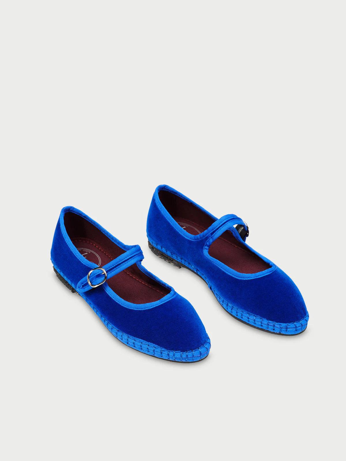 Baleta Mary Jane Velvet Oe