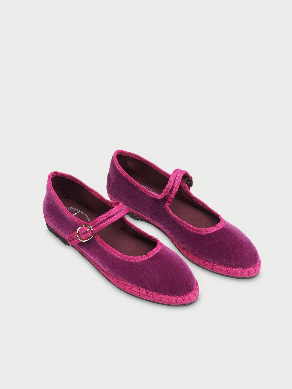 Baleta Mary Jane Velvet Nomi