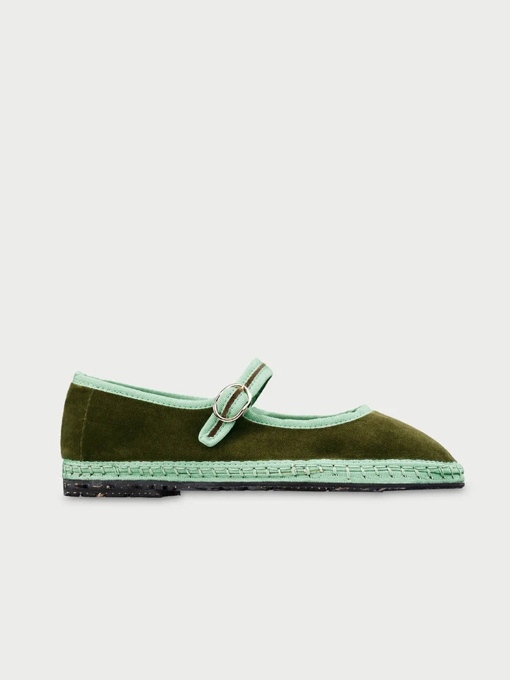Baleta Mary Jane Velvet Vera