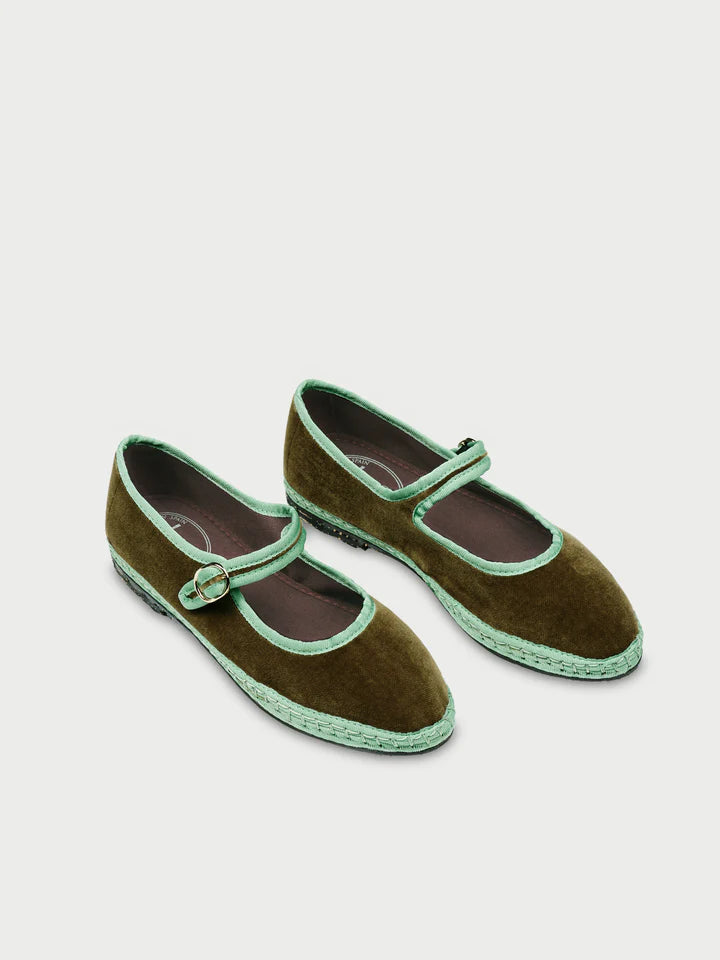 Baleta Mary Jane Velvet Vera