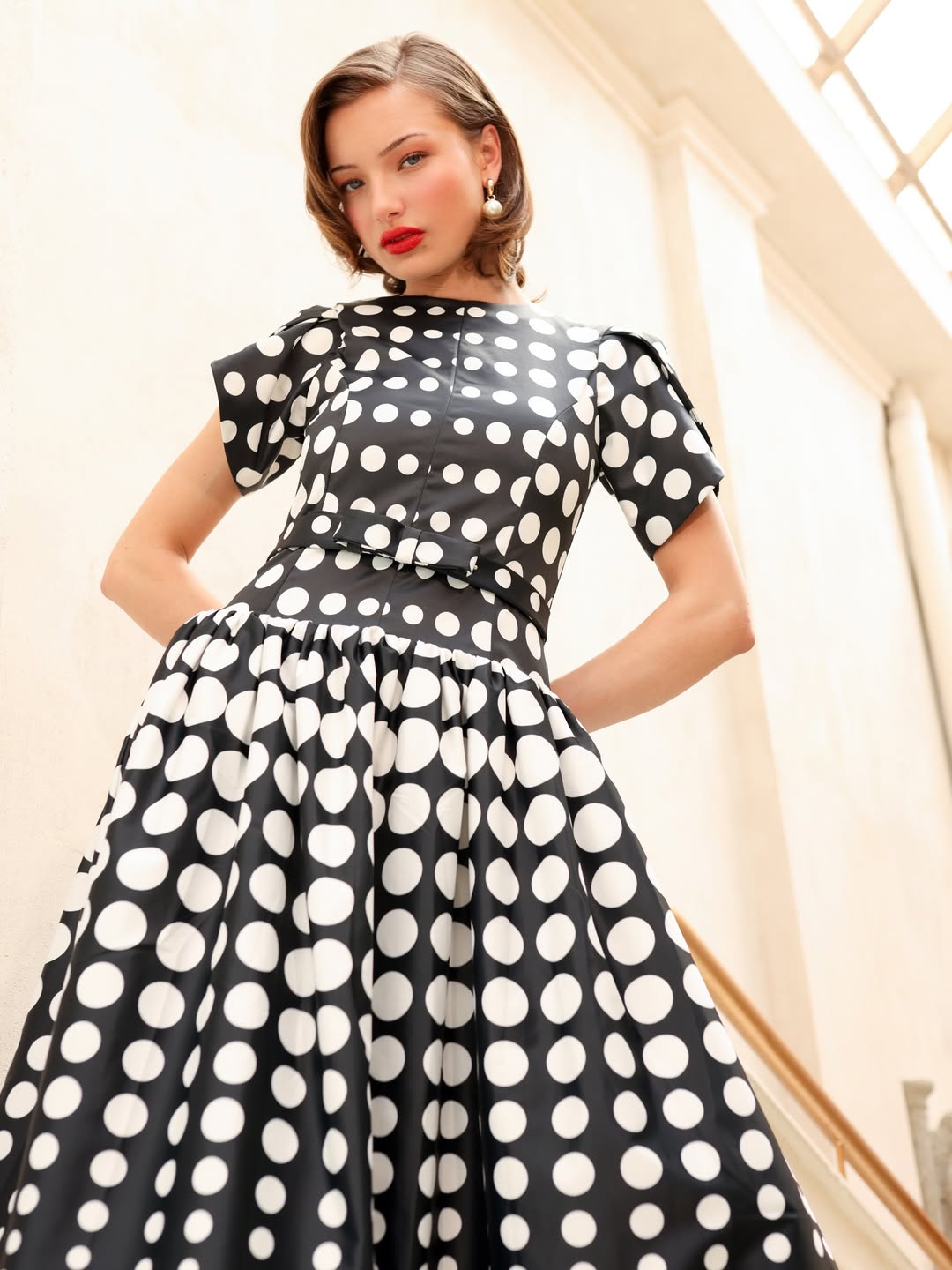 Maxi Vestido Rosseta Lunares