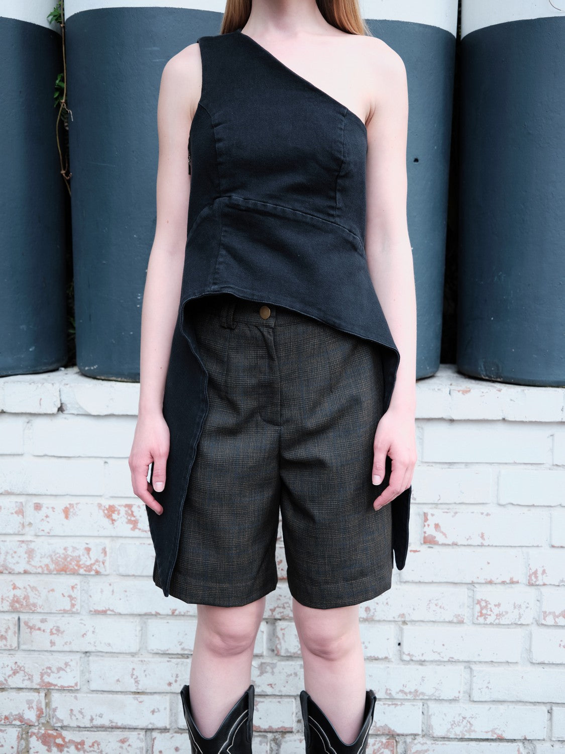 Camisa Con Puntas Irregulares