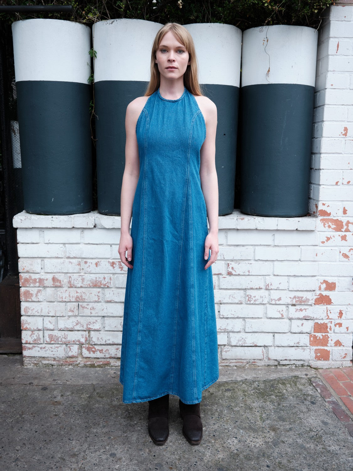 Maxi Vestido De Jean