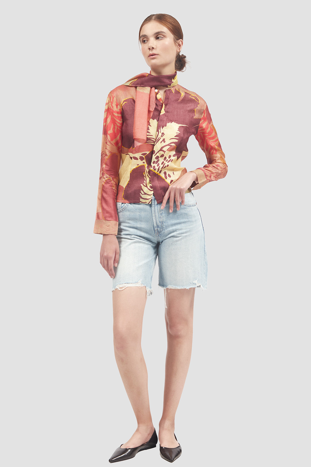 Camisa Nodosa MANUELA CABRALES CAMISAS Malva CO