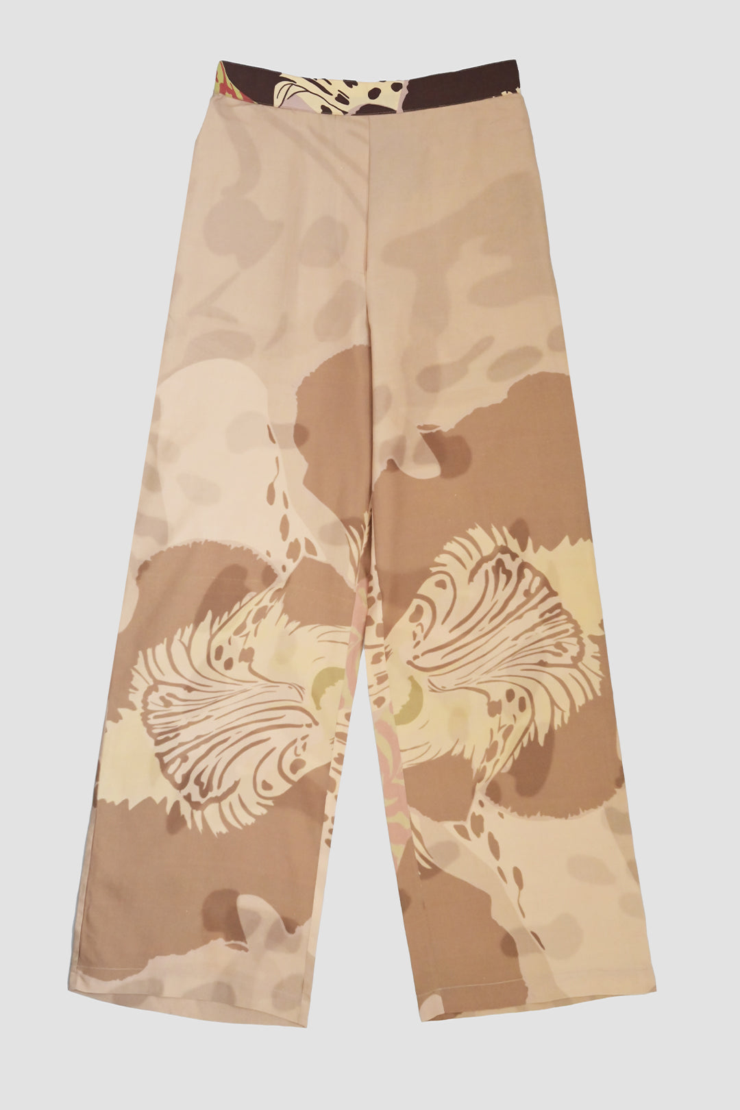 Pantalón Dowiana De Seda MANUELA CABRALES PANTALONES Malva CO