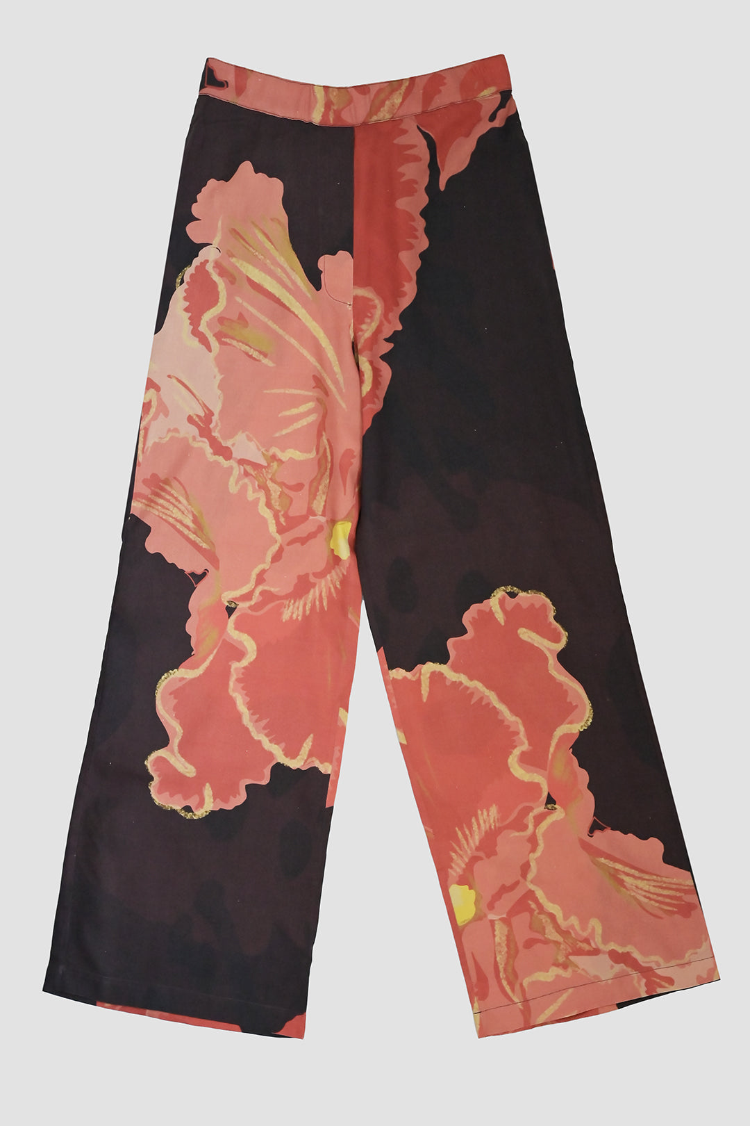 Pantalón Muscifera De Seda MANUELA CABRALES PANTALONES Malva CO