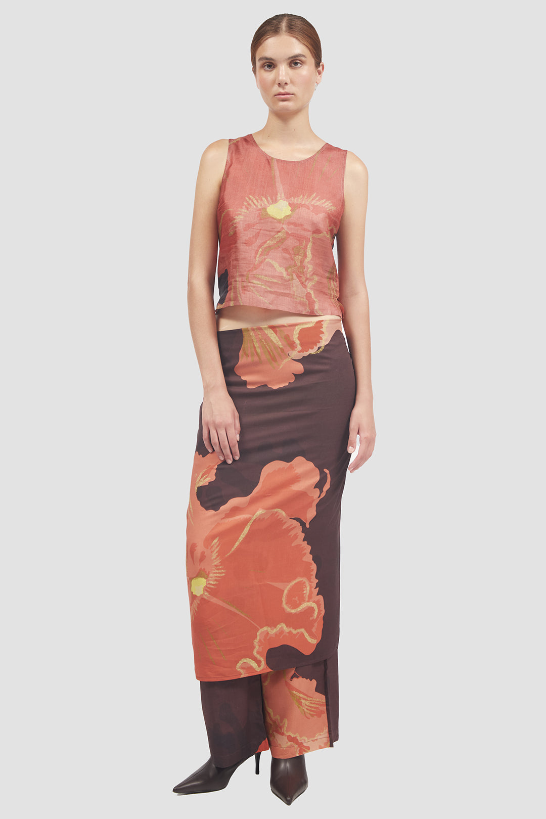 Blusa Muscifera Sin Mangas MANUELA CABRALES BLUSAS Malva CO