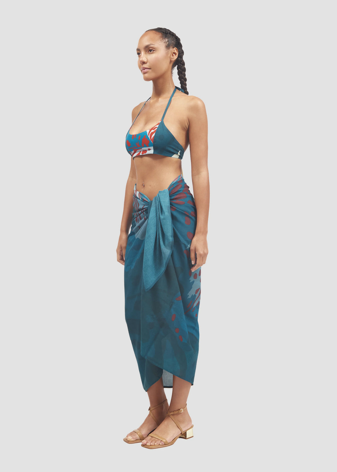 Crop Top Flava Fibra De Platano MANUELA CABRALES CROP TOP Malva CO