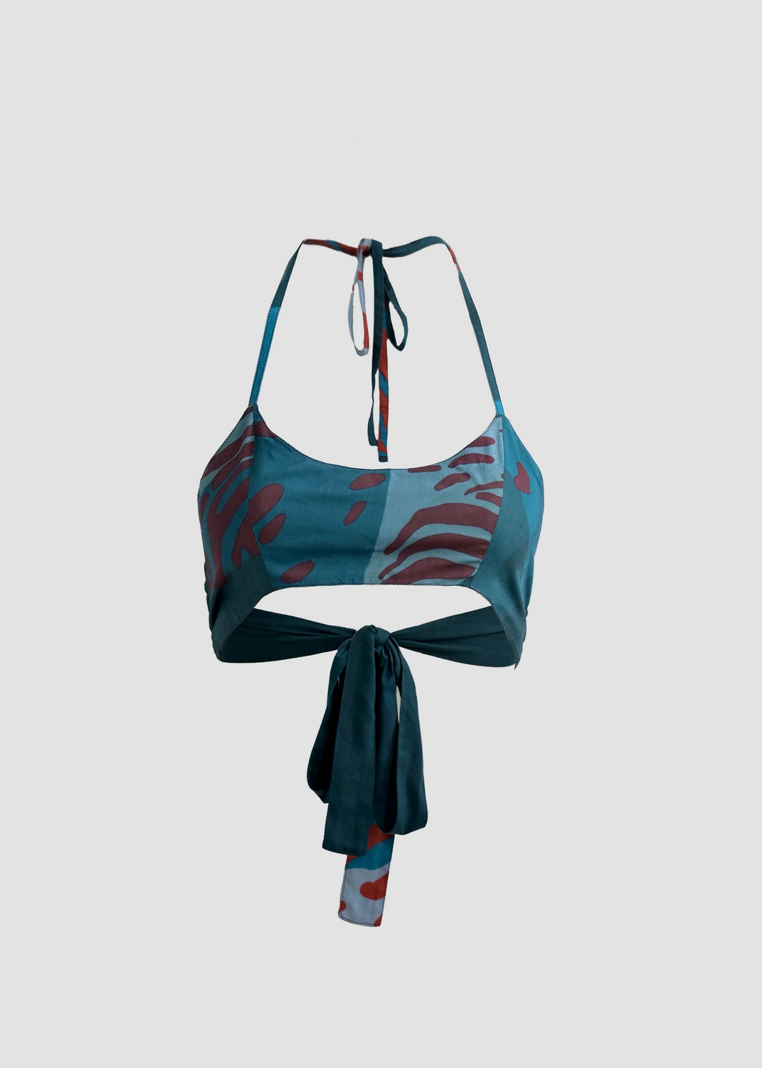 Crop Top Flava Fibra De Platano MANUELA CABRALES CROP TOP Malva CO