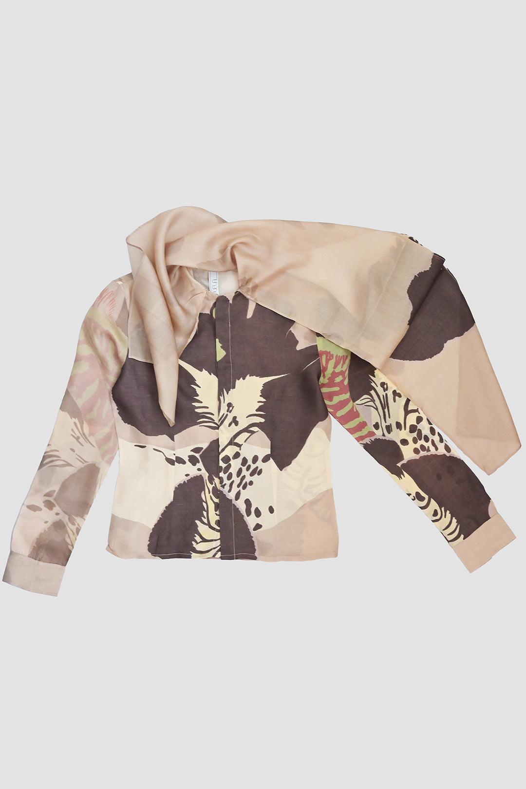 Camisa De Seda Dowiana MANUELA CABRALES CAMISAS Malva CO