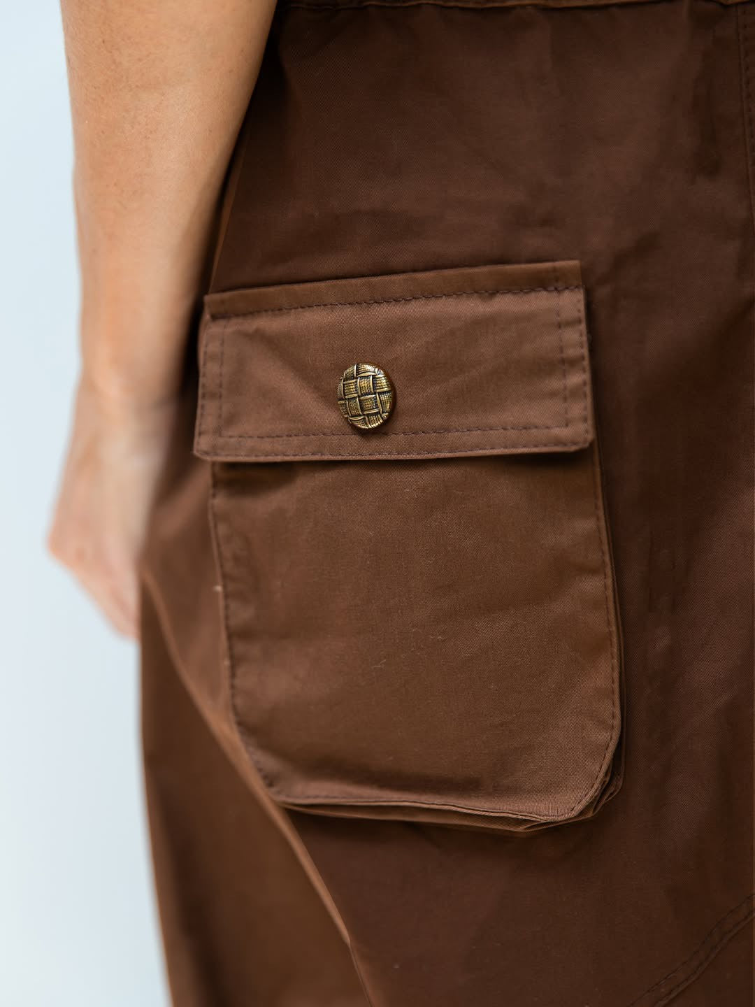 Midi Falda Breeze Mocca