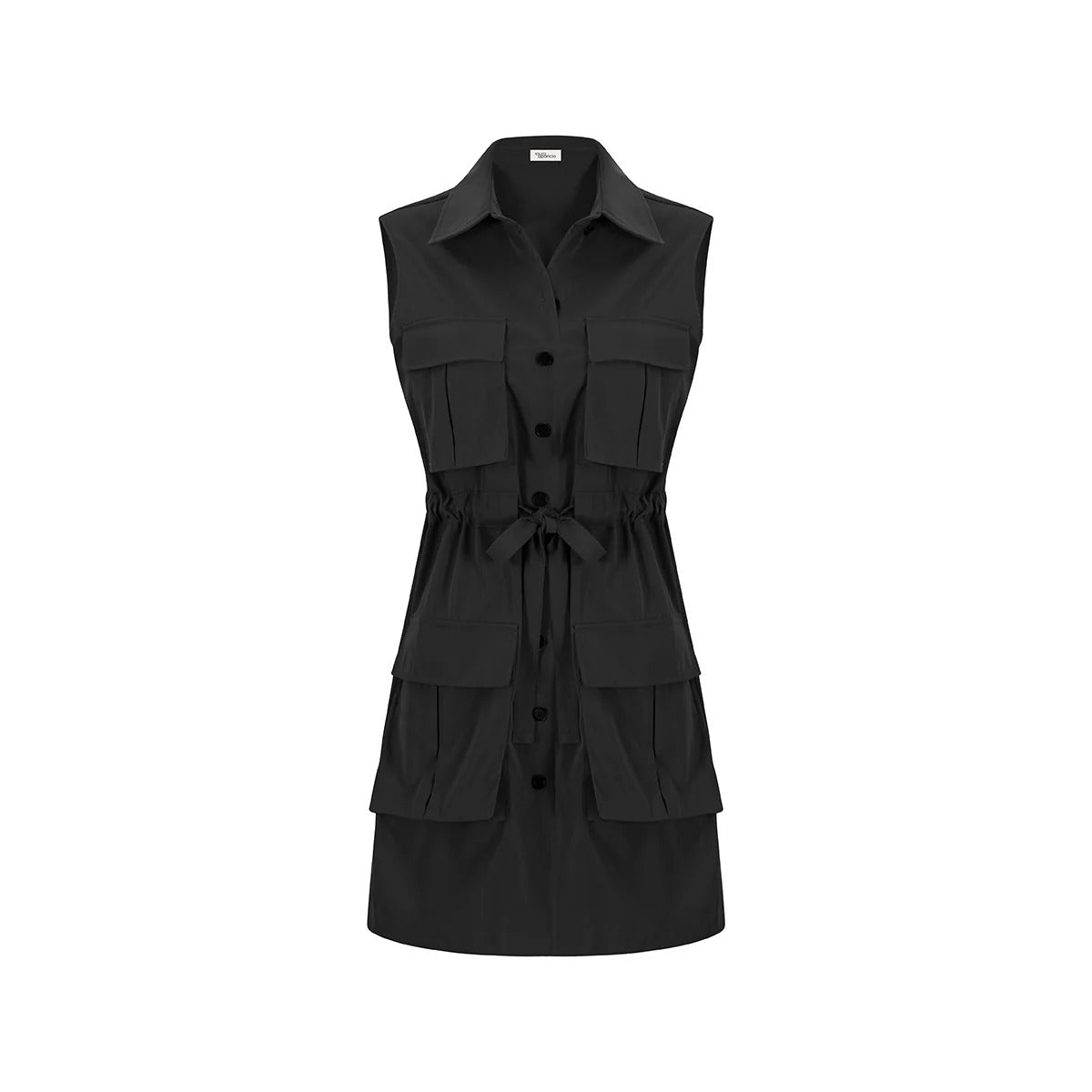 Maxi Vestido Sahariana Dril