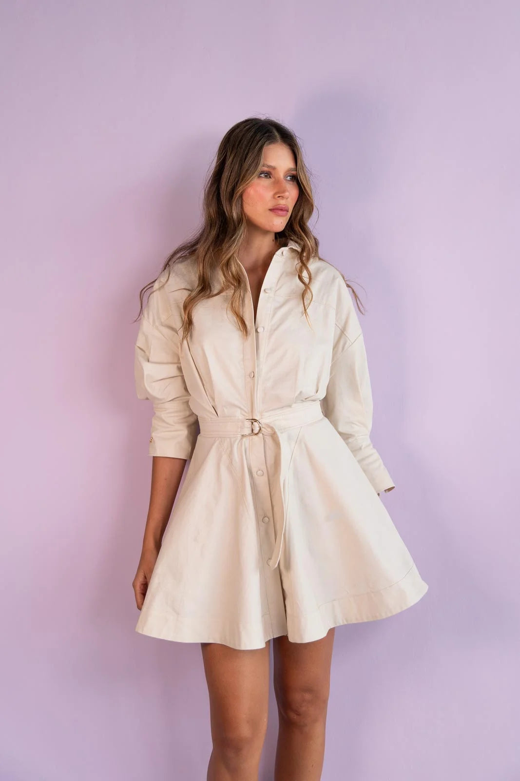 Midi Vestido Elena Ivory FLOW MIDI VESTIDOS Malva CO