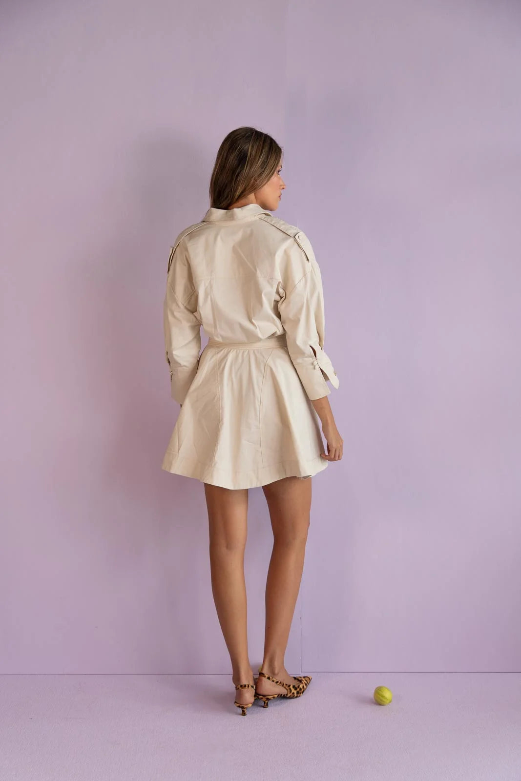 Midi Vestido Elena Ivory FLOW MIDI VESTIDOS Malva CO
