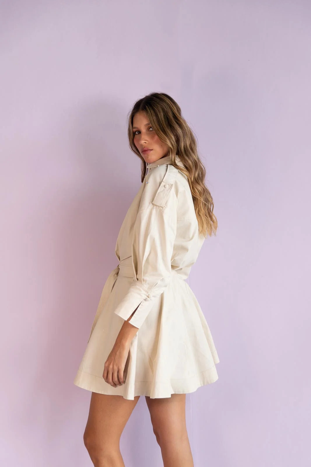 Midi Vestido Elena Ivory FLOW MIDI VESTIDOS Malva CO