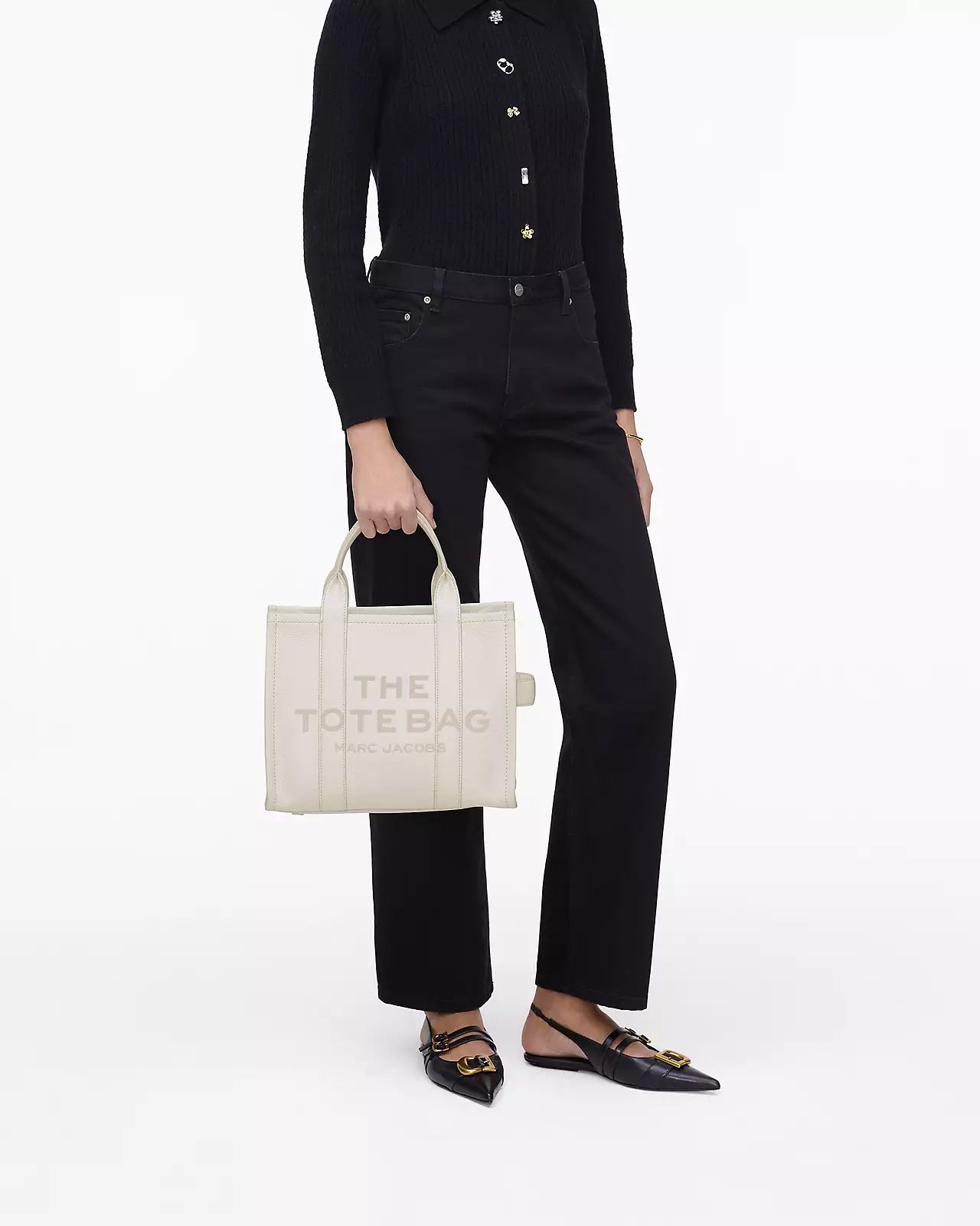 The Leather Medium Tote Bag