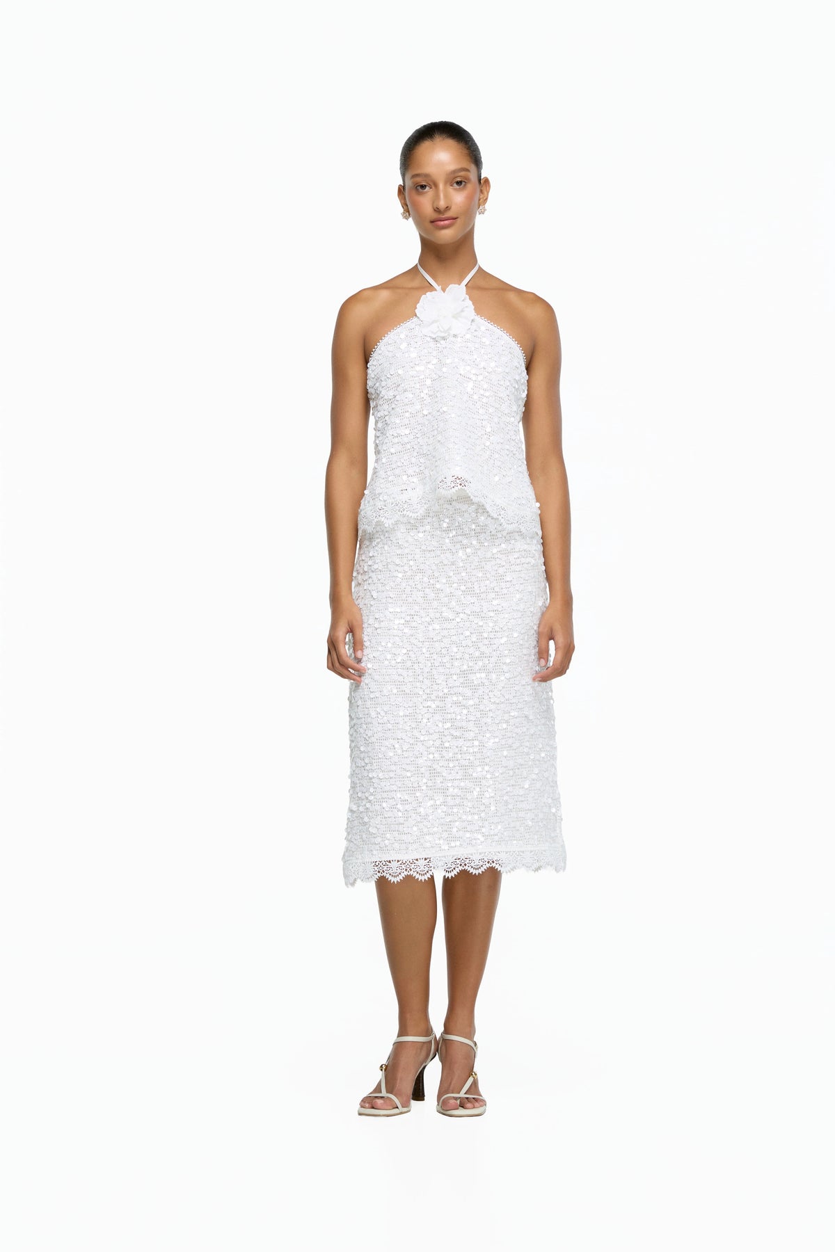 Midi Falda Pearlette