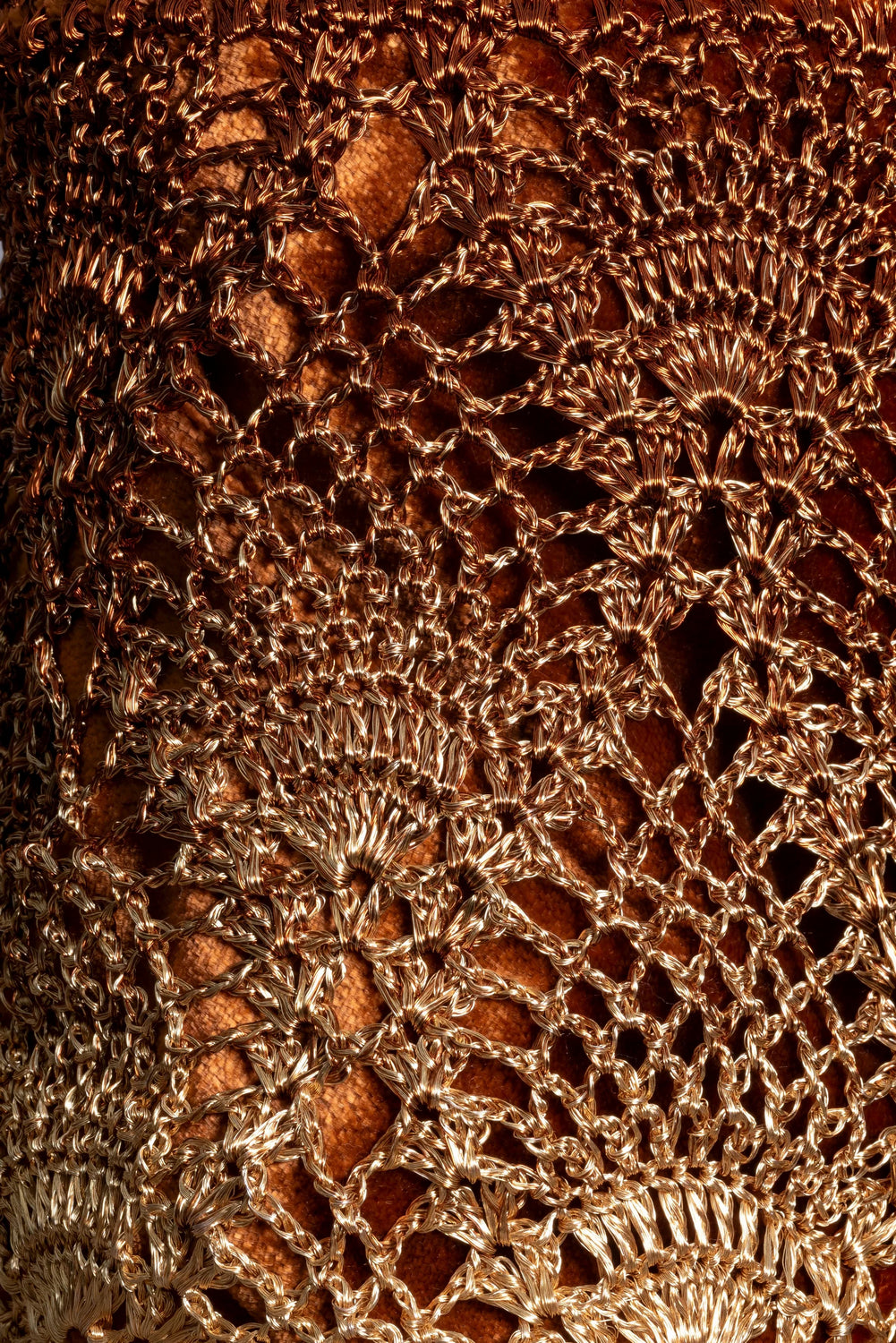 Bolso Mini Piña Kaia Oro-Cobre