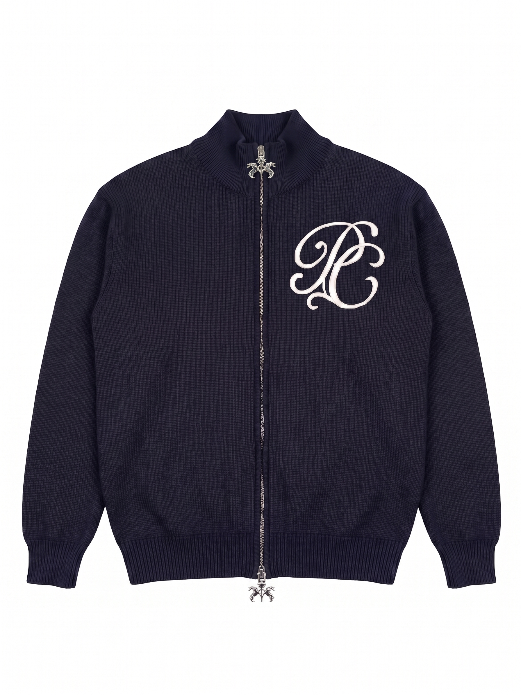 Jersey Knit Fullzip Monogram