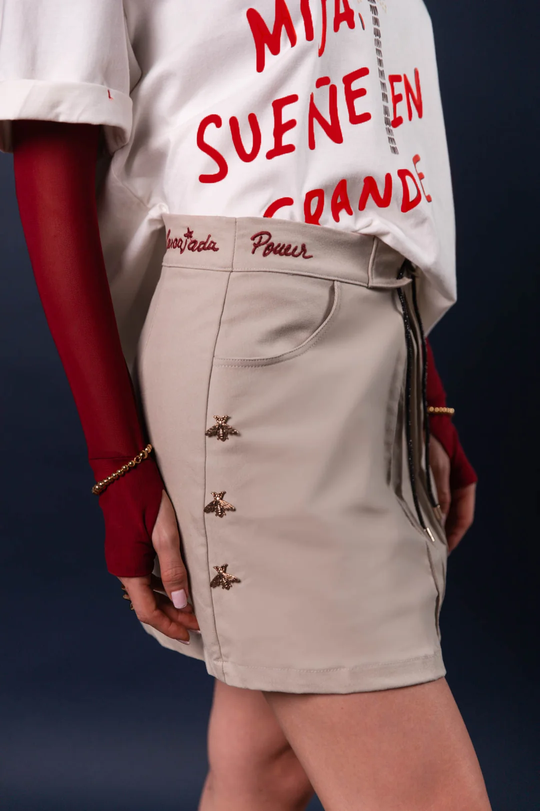 Mini Falda Short Carcajada Power