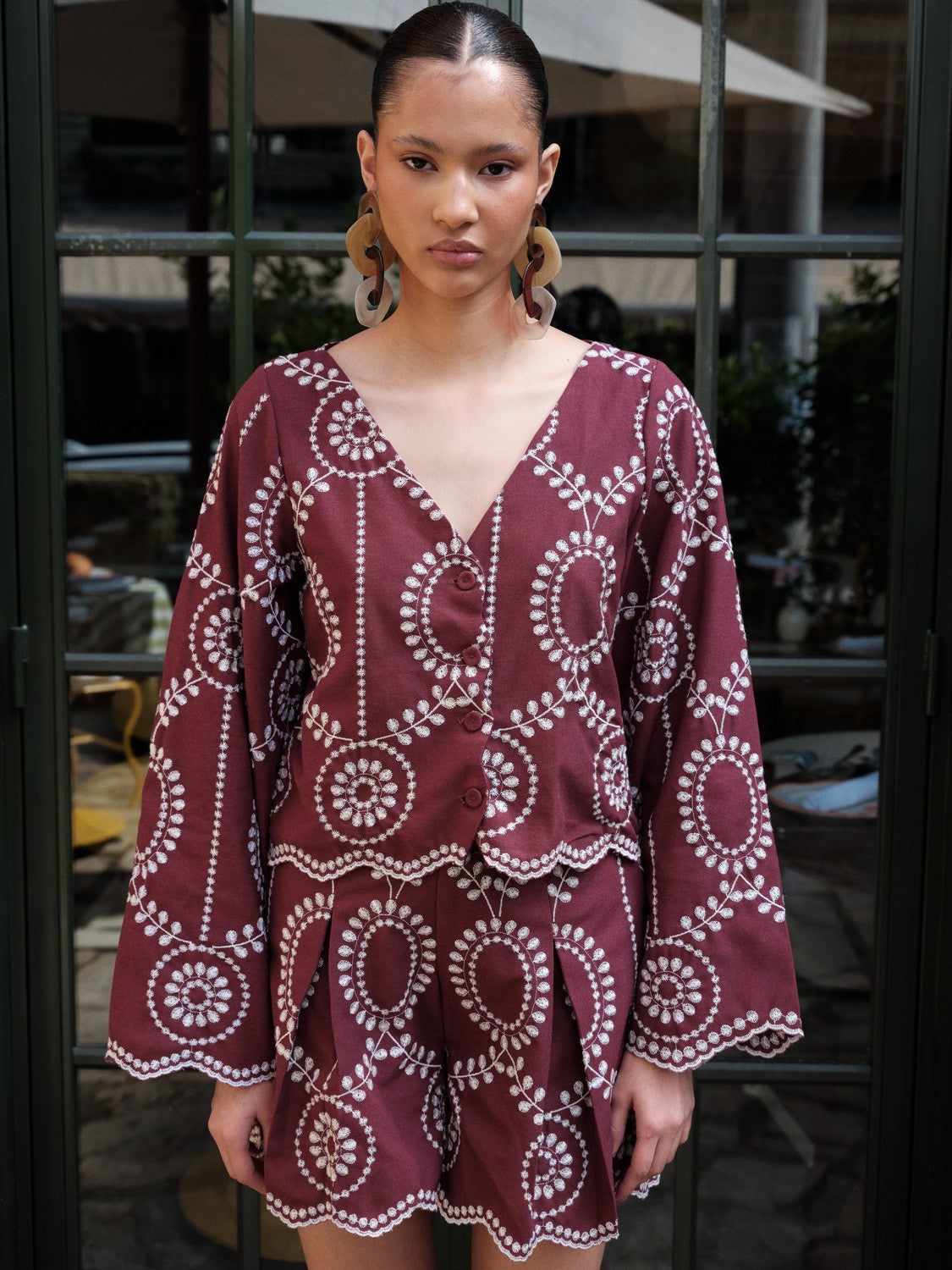Blusa Nina VOIE BLUSAS Malva CO