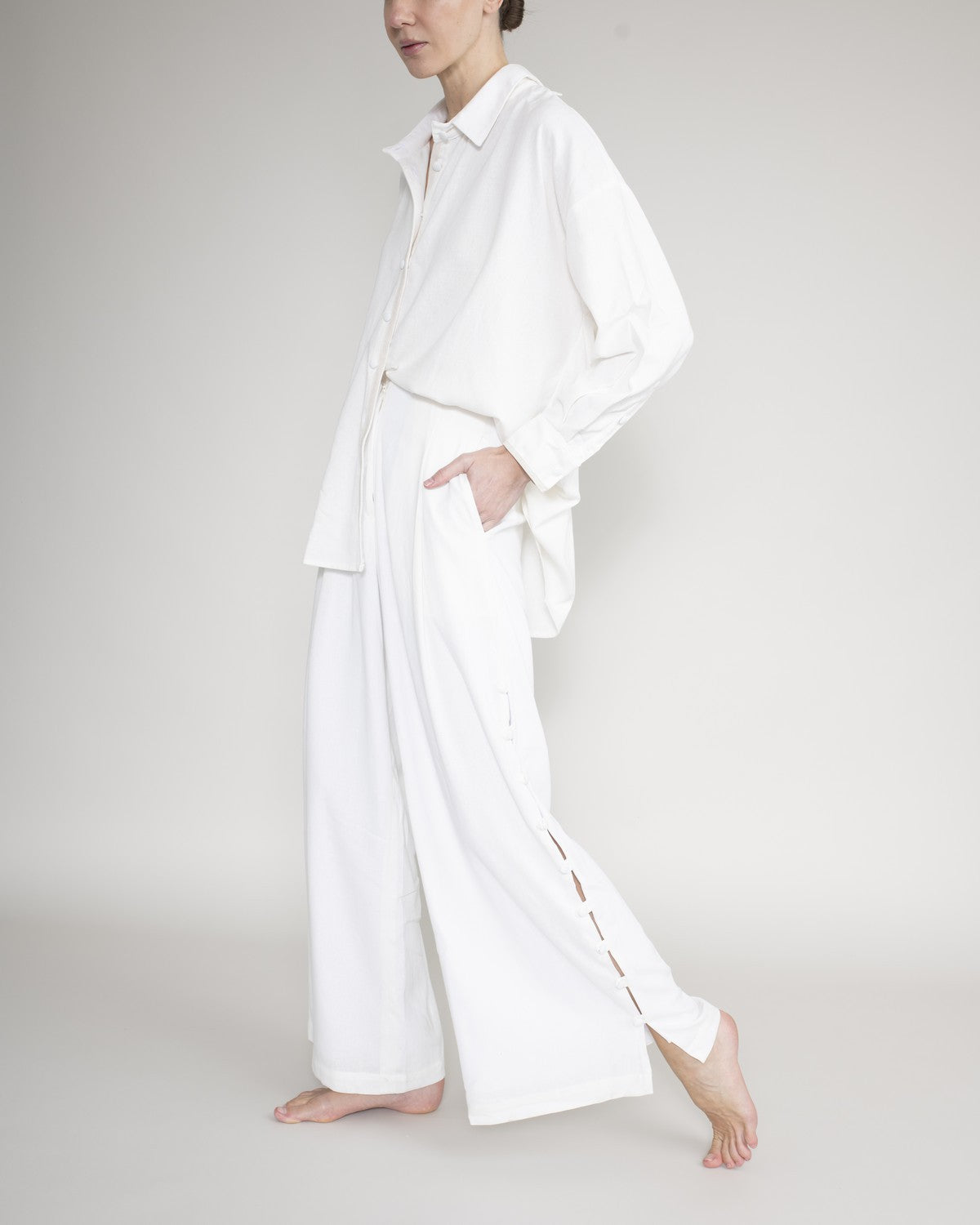 Pantalon Con Abertura