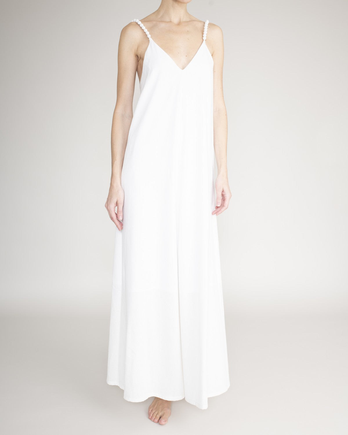 Maxi Vestido Con Tiras