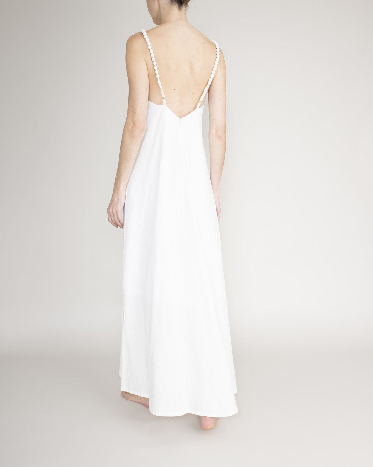 Maxi Vestido Con Tiras