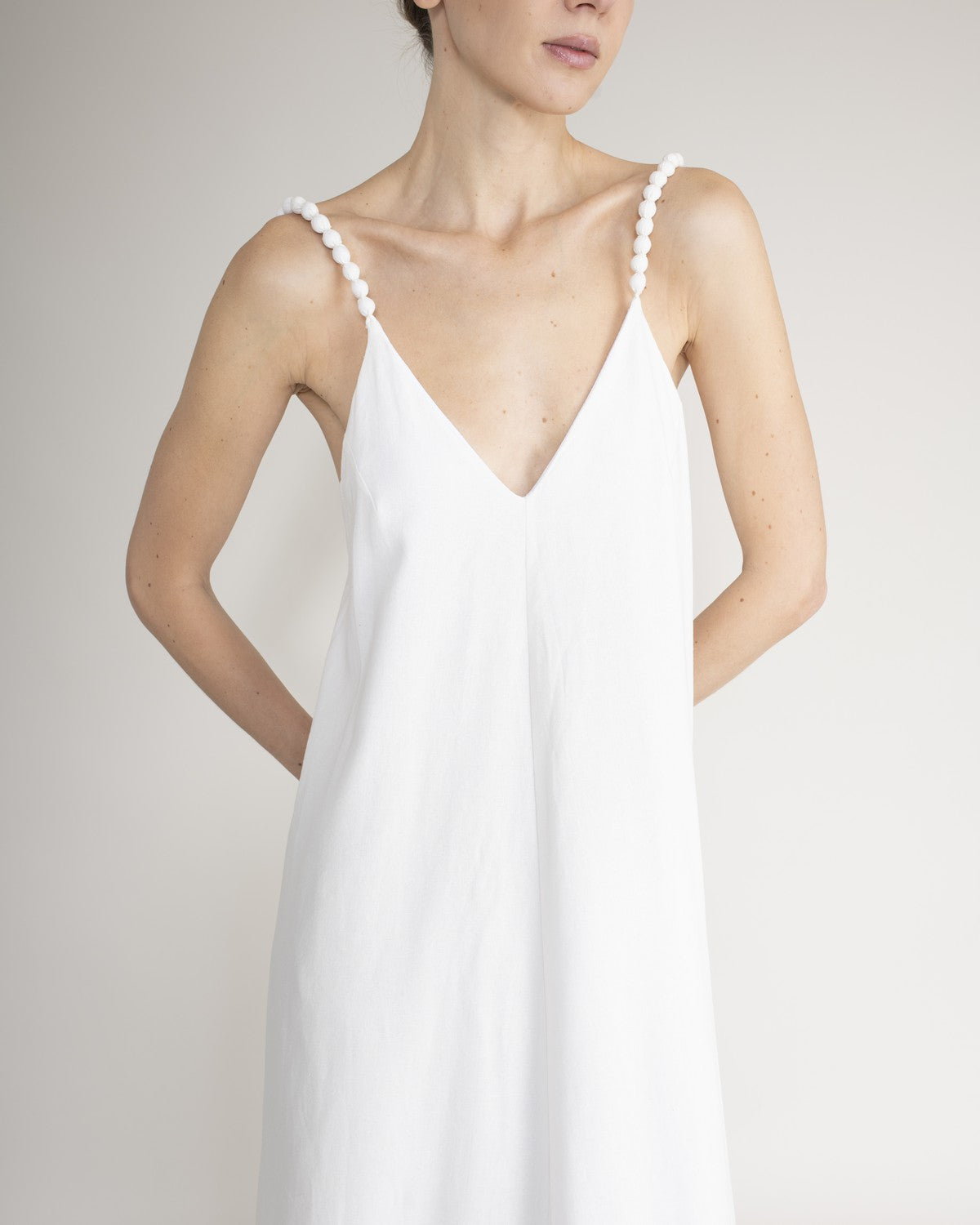Maxi Vestido Con Tiras