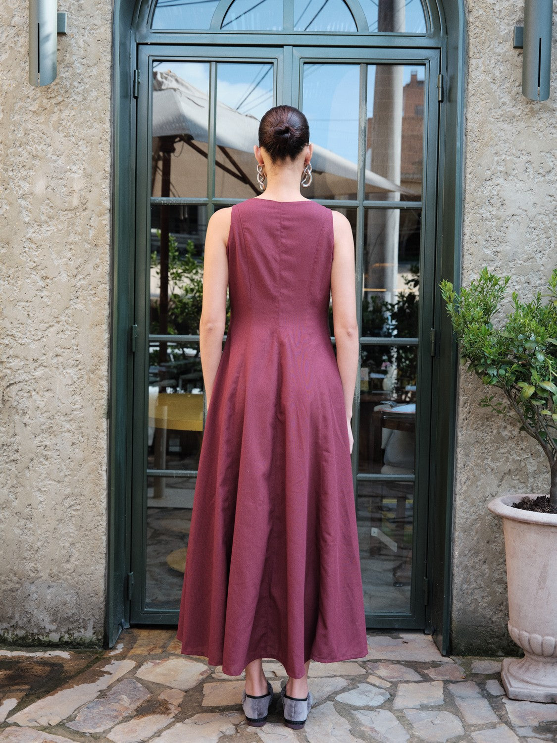 Midi Vestido Lydia VOIE MIDI VESTIDOS Malva CO
