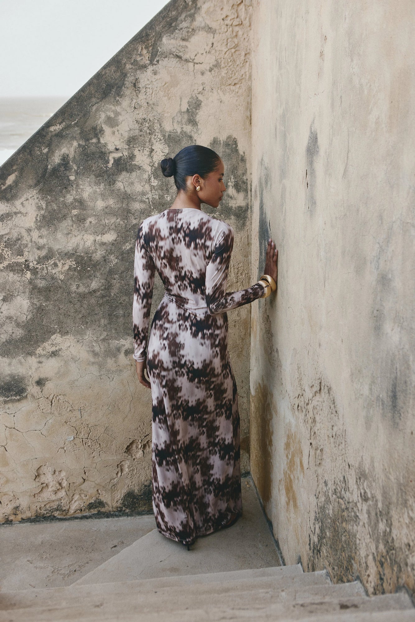 Maxi Vestido Saga Print Glimpse