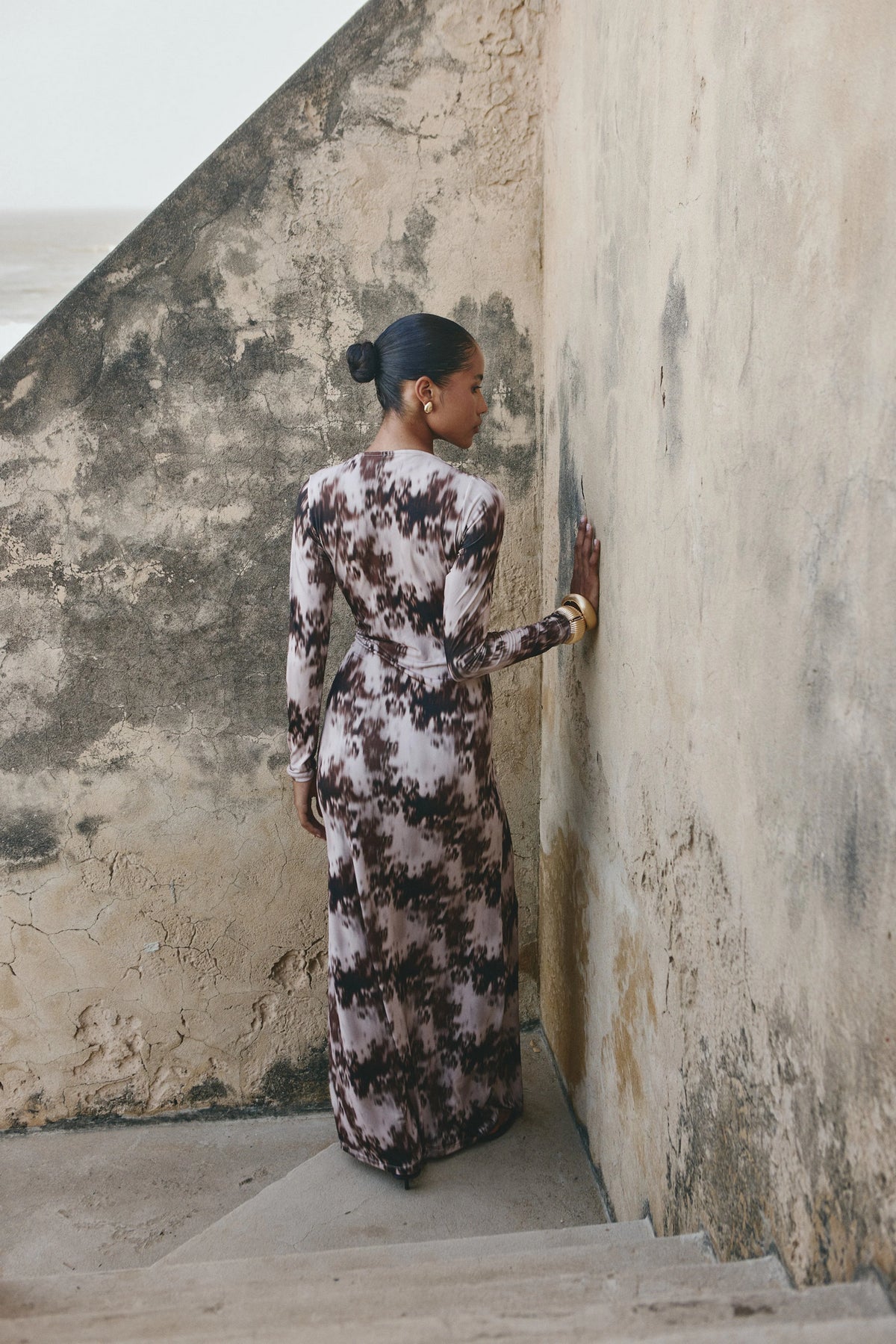 Maxi Vestido Saga Print Glimpse