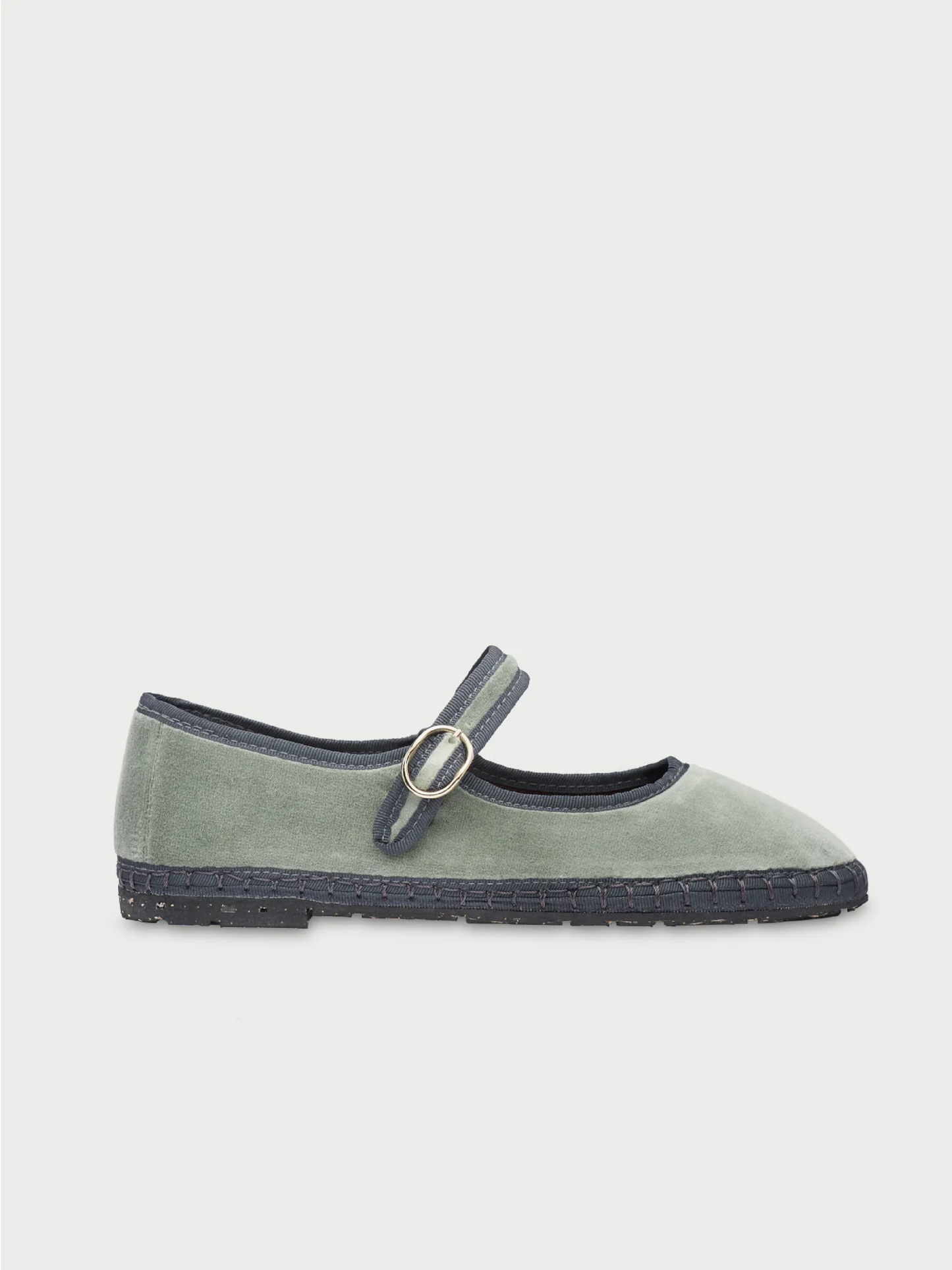 Baleta Mary Jane Velvet Prynne