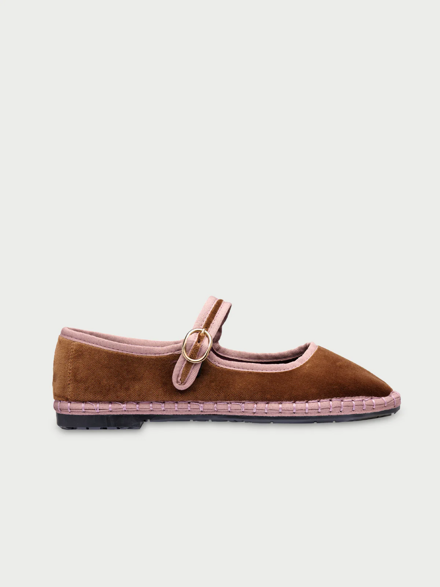 Baleta Mary Jane Velvet Balthasar