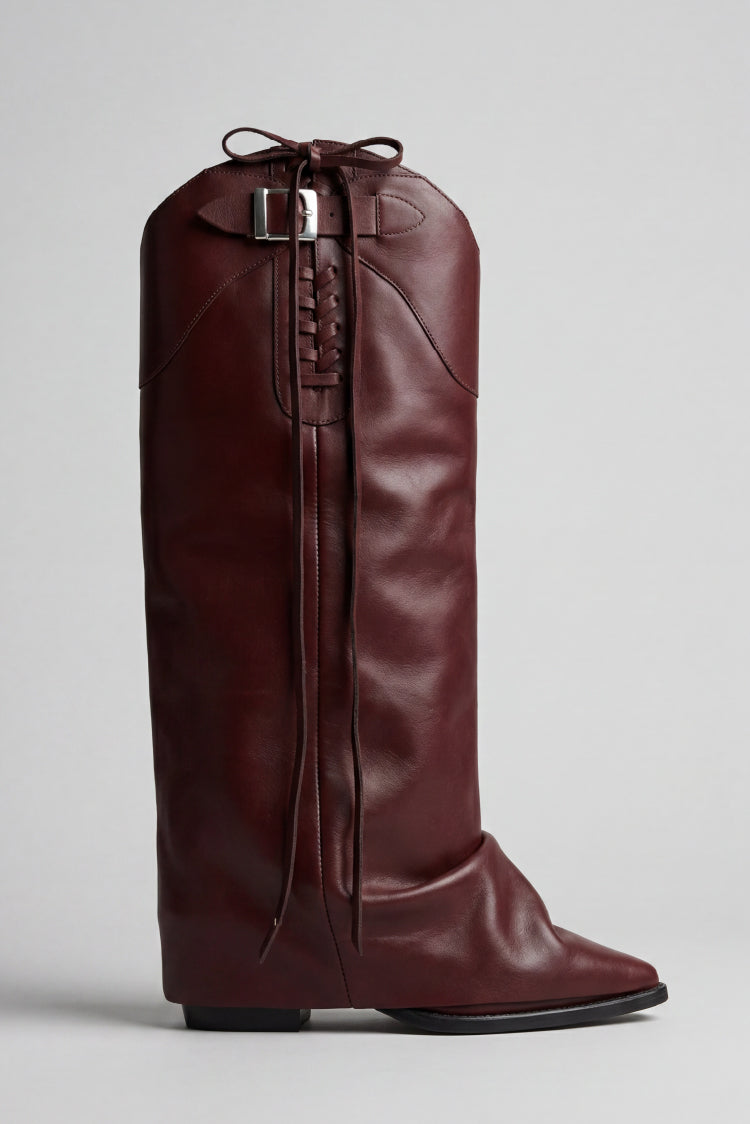 Bota Olenka Burgundy