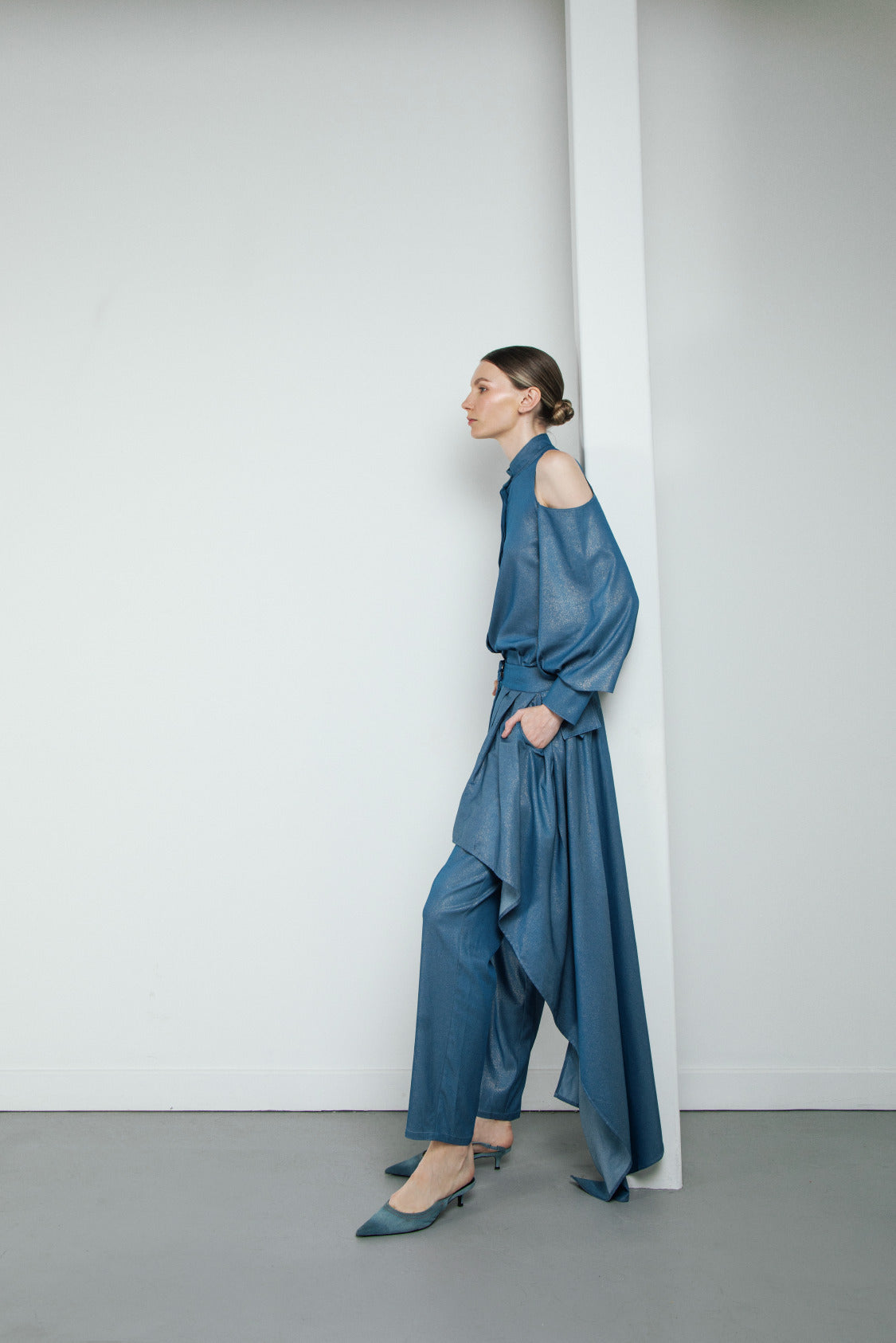 Pantalón Denim Shine PANTALONES Malva CO
