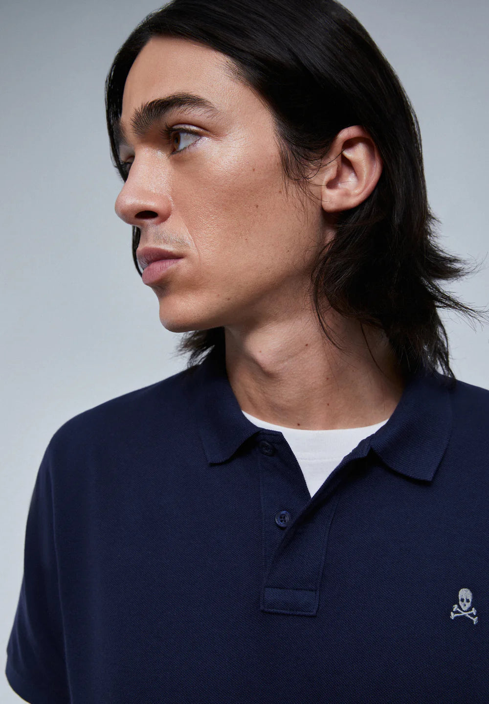 Polo Básico Calavera SCALPERS POLOS Malva CO