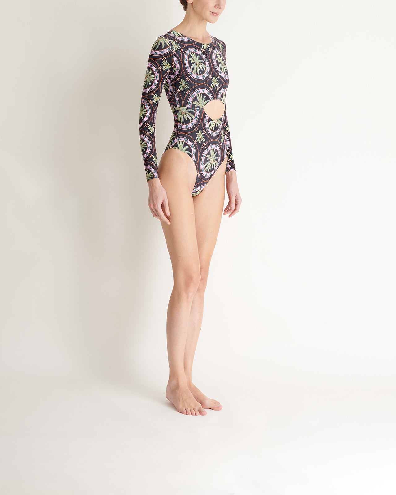 One Piece Contrast Palm Loops Amaya