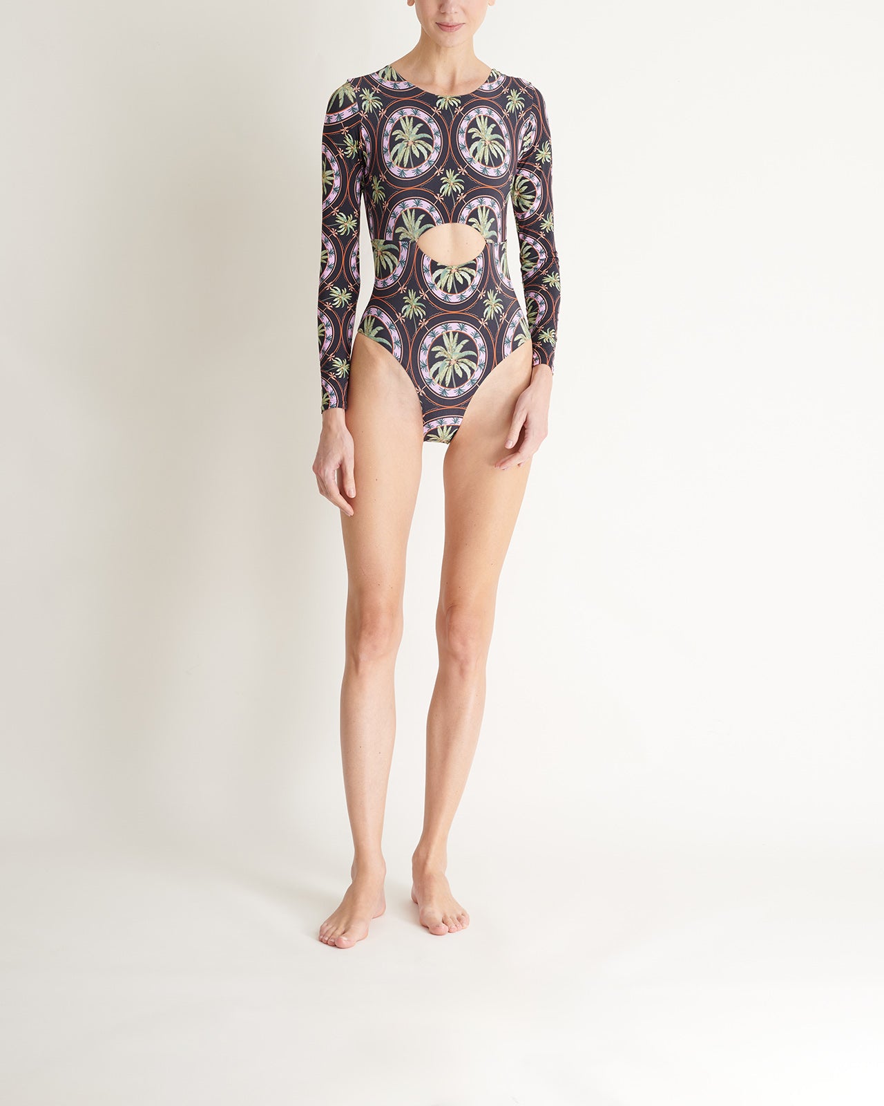 One Piece Contrast Palm Loops Amaya