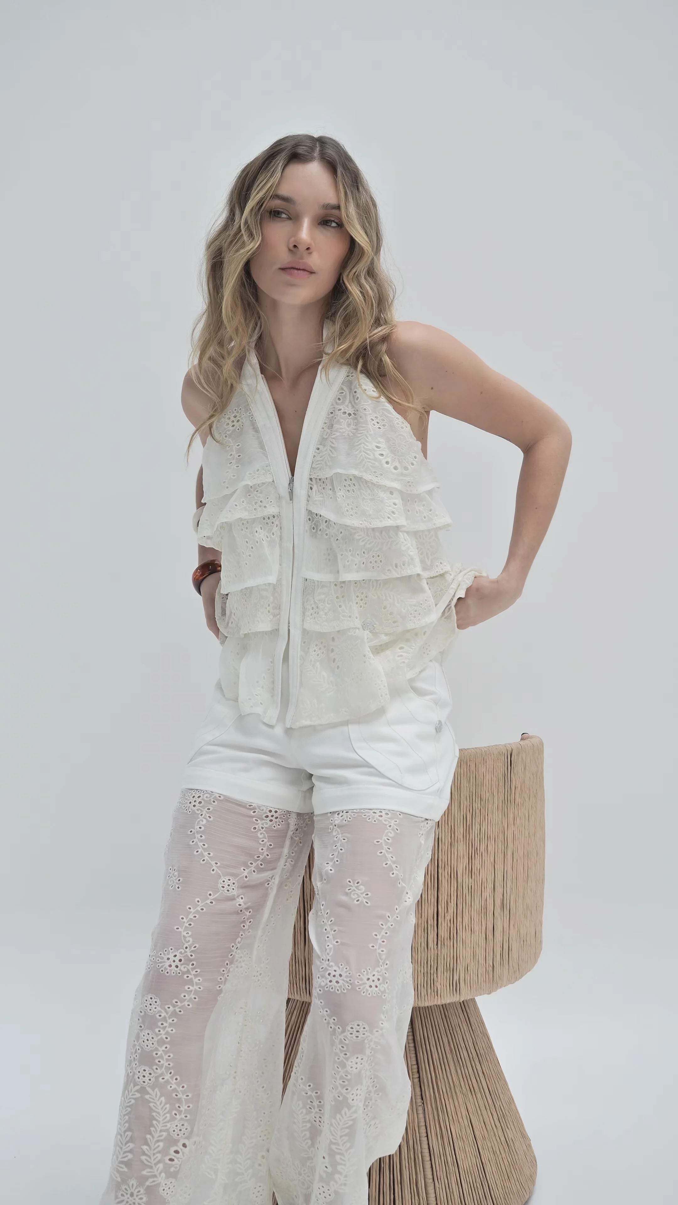Onca Top Ivory M