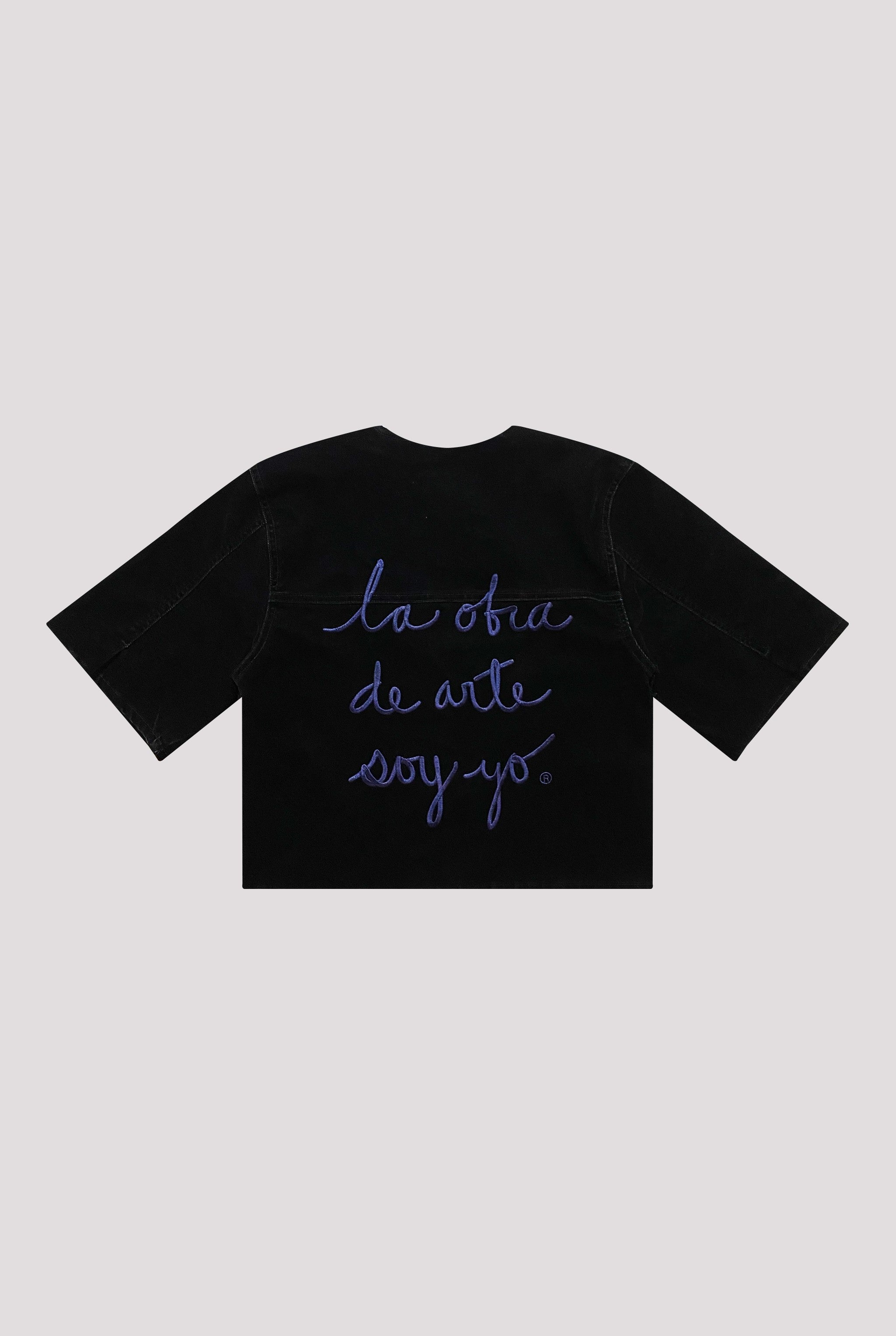 Sobrecamisa Terciopelo Negro