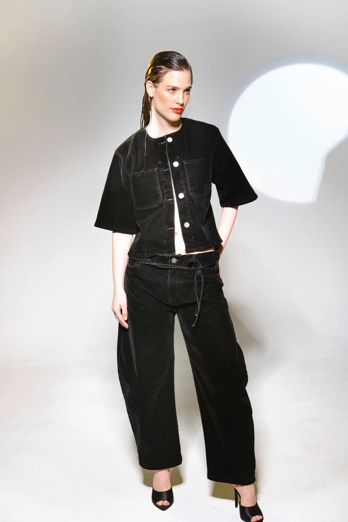 Sobrecamisa Terciopelo Negro