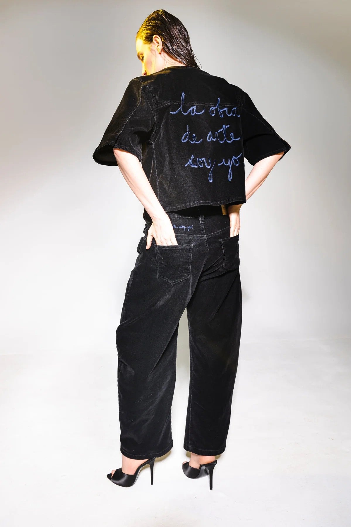Sobrecamisa Terciopelo Negro