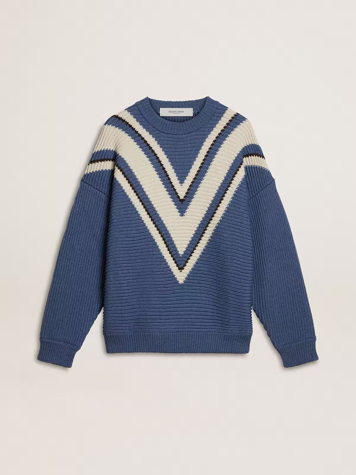 Sudadera Journey Boxy Crewneck Knit Jacquard