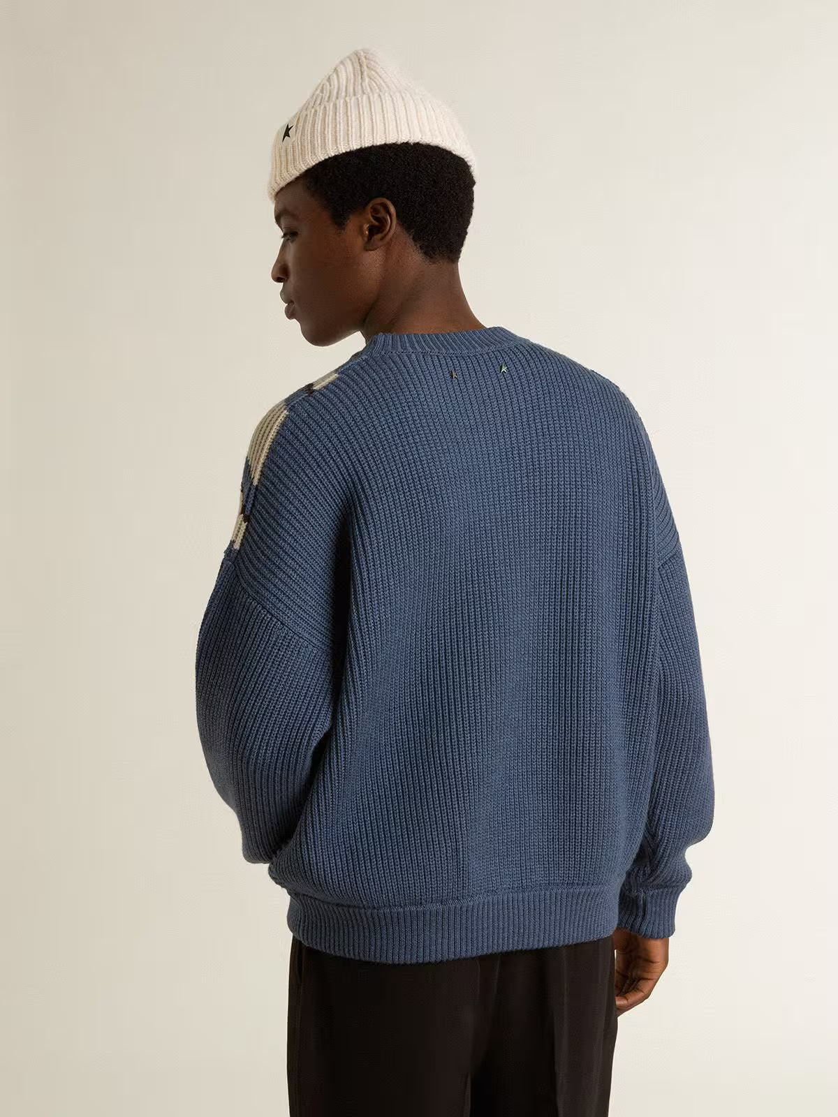Sudadera Journey Boxy Crewneck Knit Jacquard