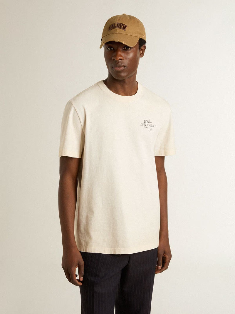 T-Shirt Journey Vintage With Printgauze