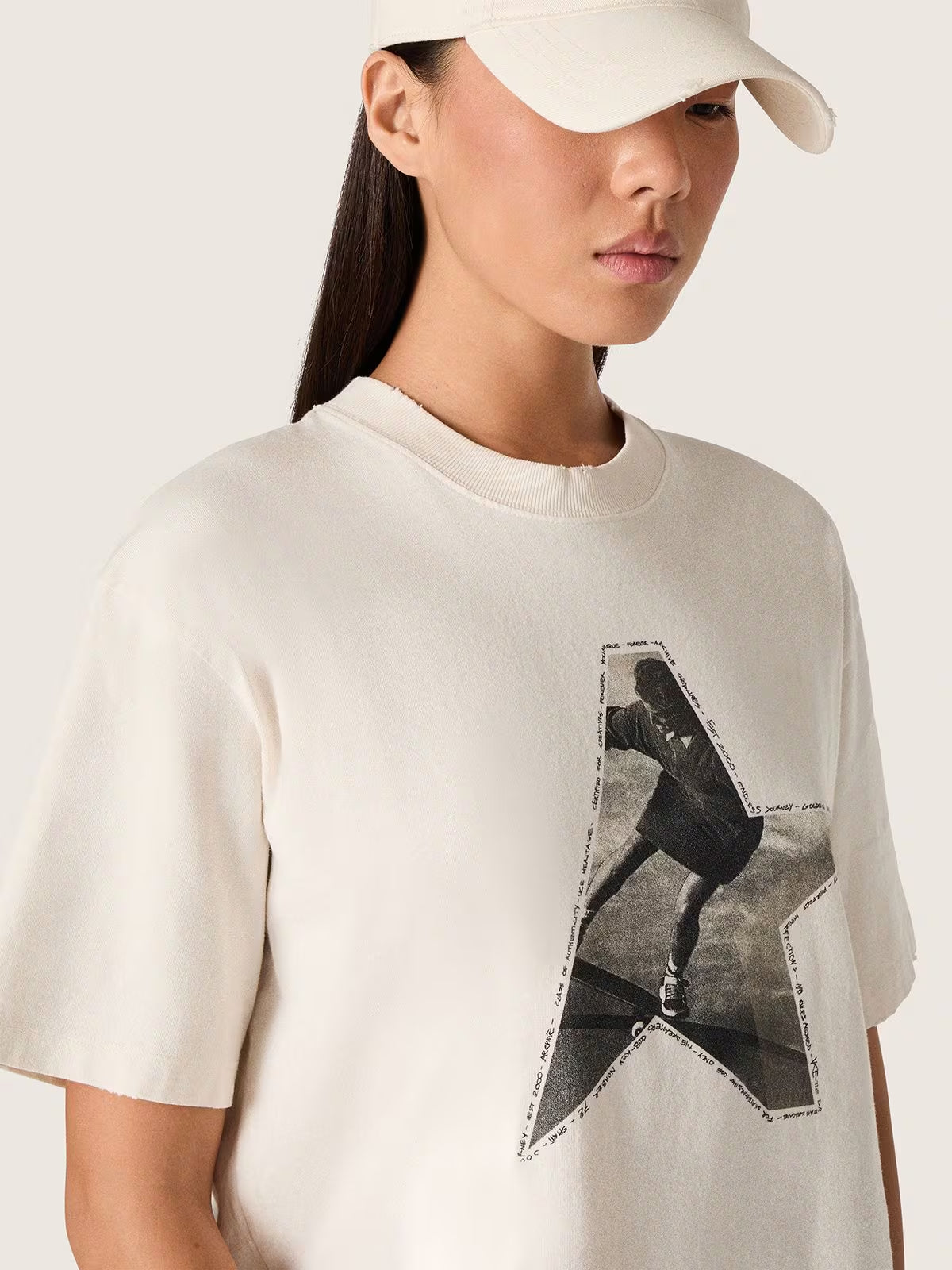 T-Shirt Journey Boxy With Print