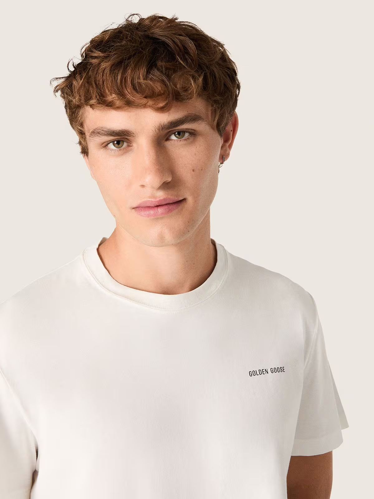 T-Shirt Journey Cotton Contrast Logo Print